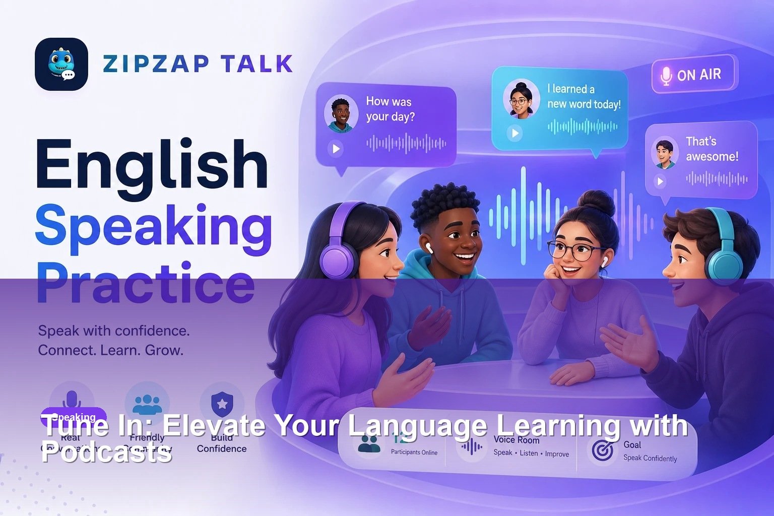 Group Language Practice Online: Why Voice Rooms Beat 1-on-1 for Beginners